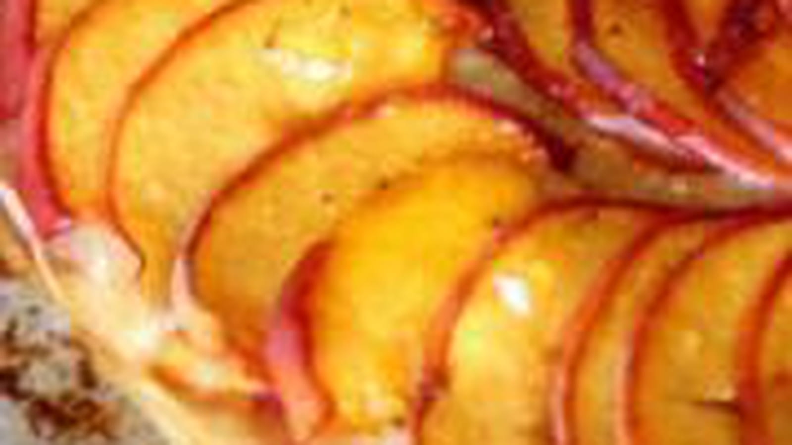 Tarte à la pêche
