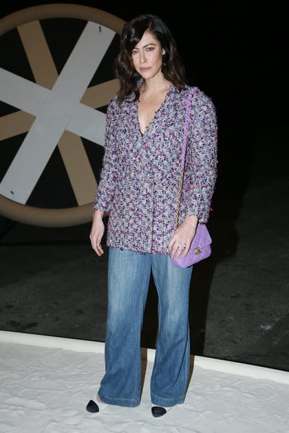 Anna Mouglalis au d&eacute;fil&eacute; Chanel