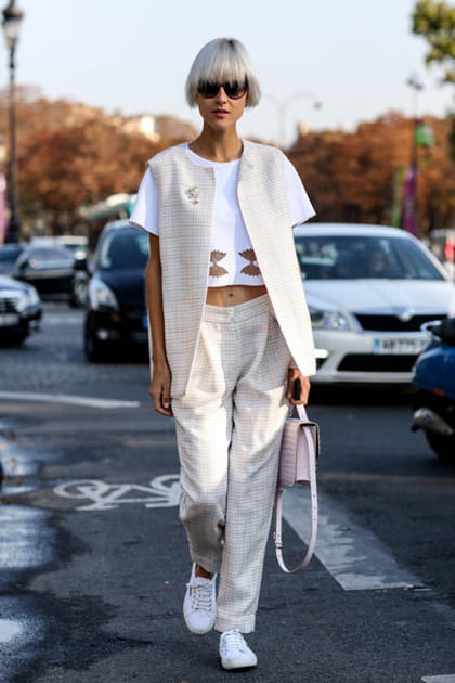 Street looks fashion week Paris&nbsp;: coordonn&eacute;