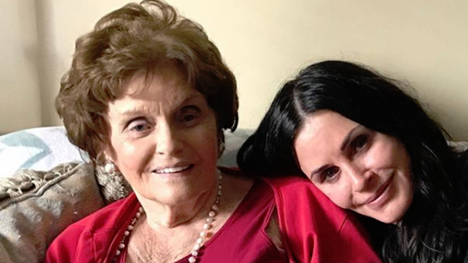 Courtney Cox et sa maman