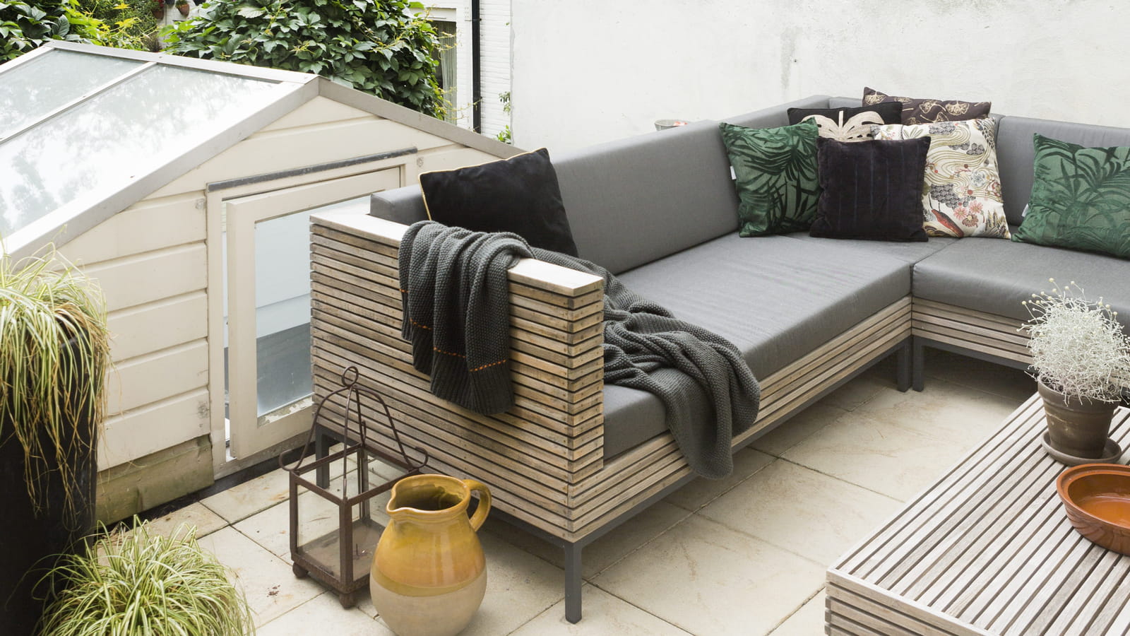Salon de jardin convivial 