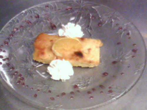 Flan à l'écorce d'orange