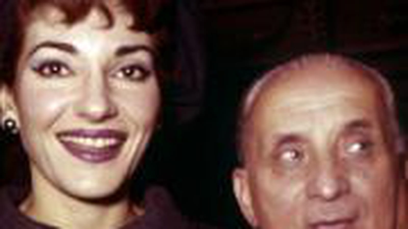 Maria Callas et son époux