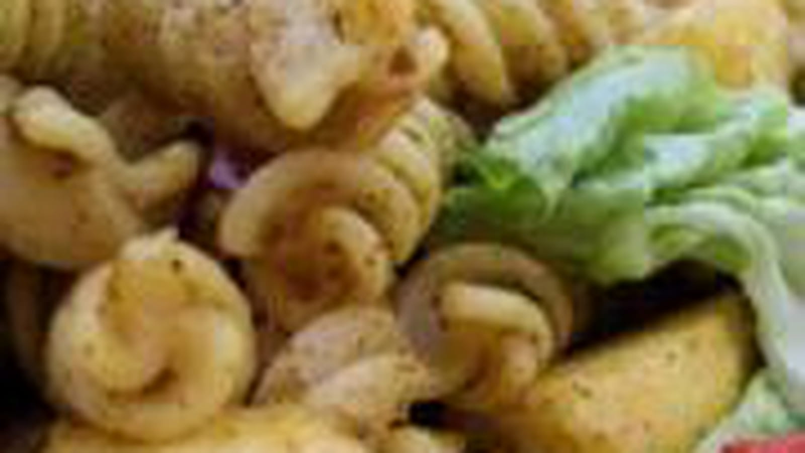 Salade de tortis au curry doux