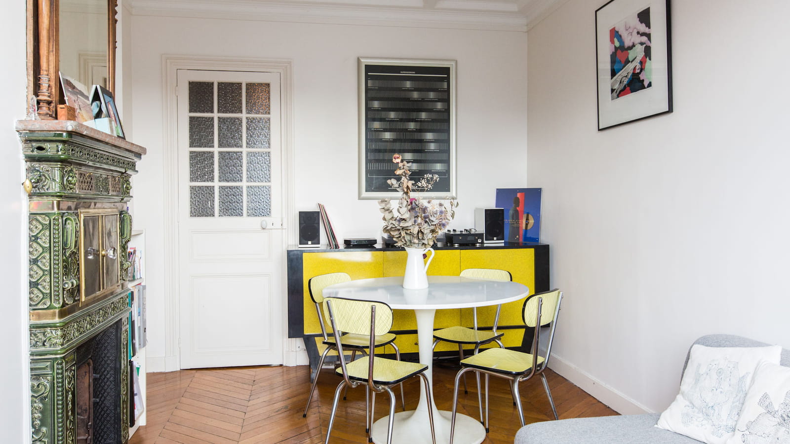 Table ronde vintage