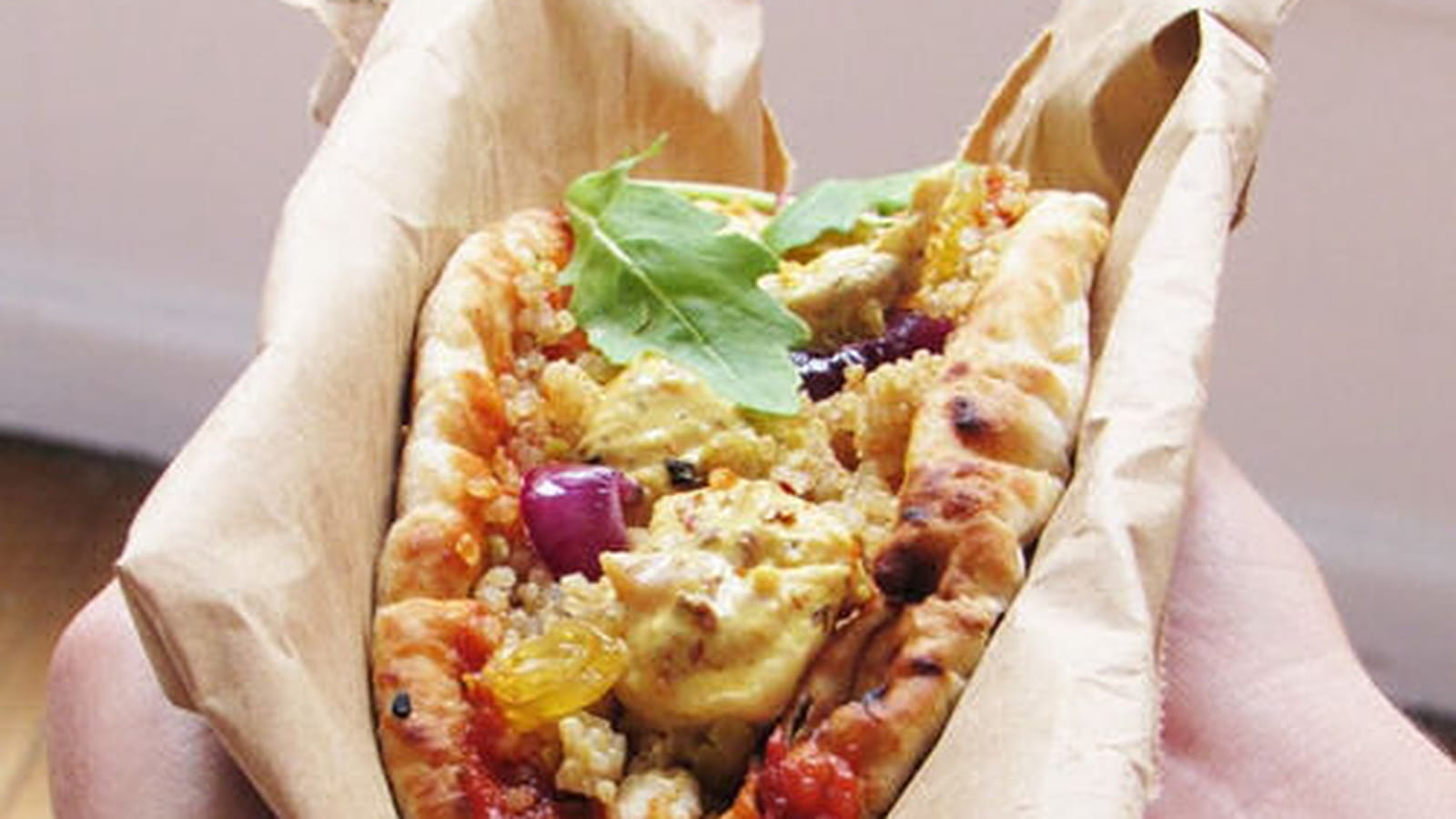 Naans poulet quinoa
