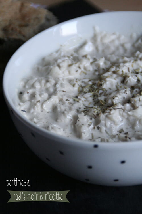 Tartinade Radis Noir & Ricotta