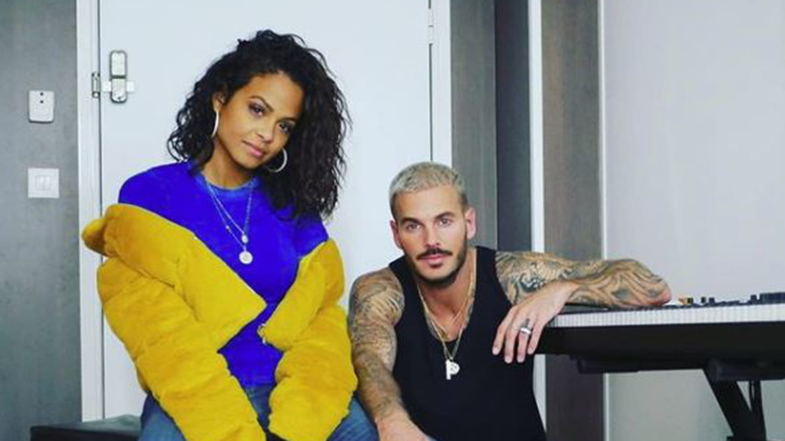M Pokora et Christina Milian