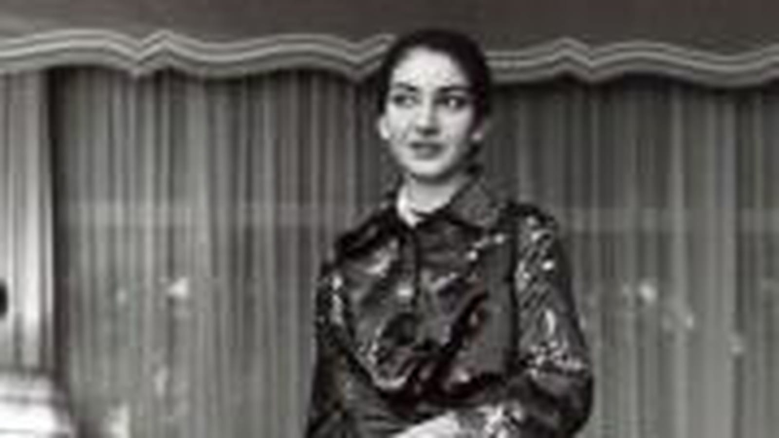Maria Callas chez elle