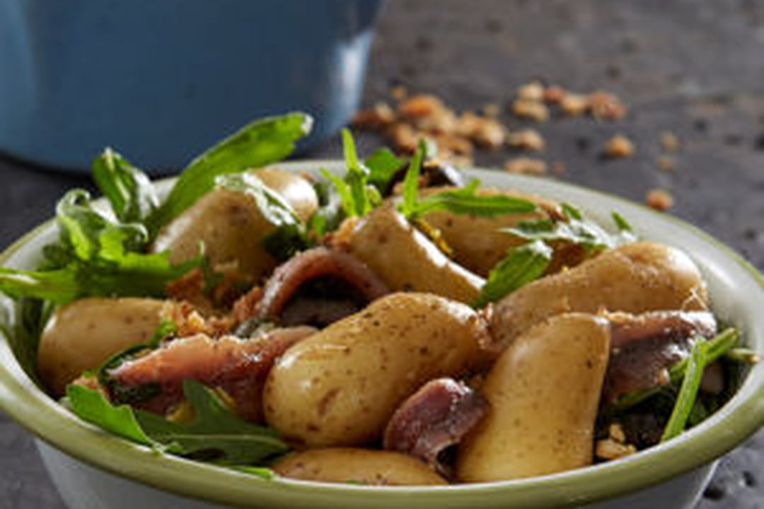 Salade de pommes de terre ratte du touquet aux anchois