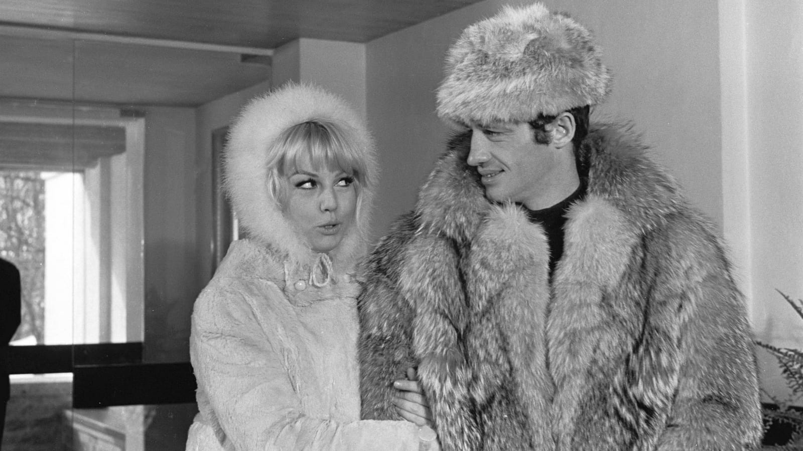 Avec Belmondo dans "Tendre Voyou" en 1966