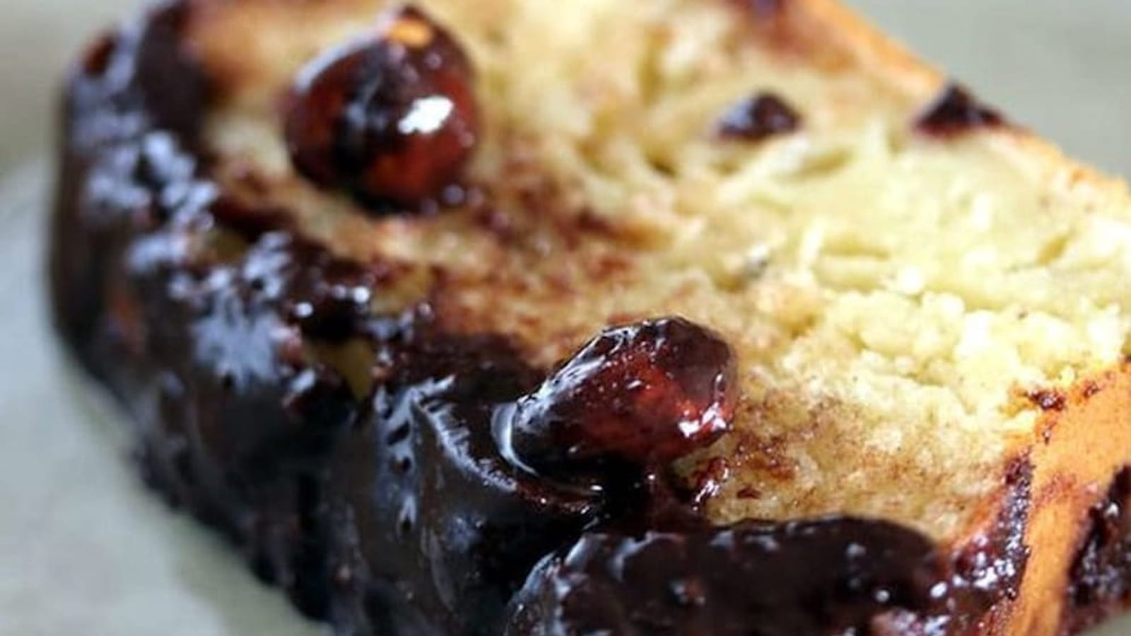 Cake au yaourt nappage au chocolat