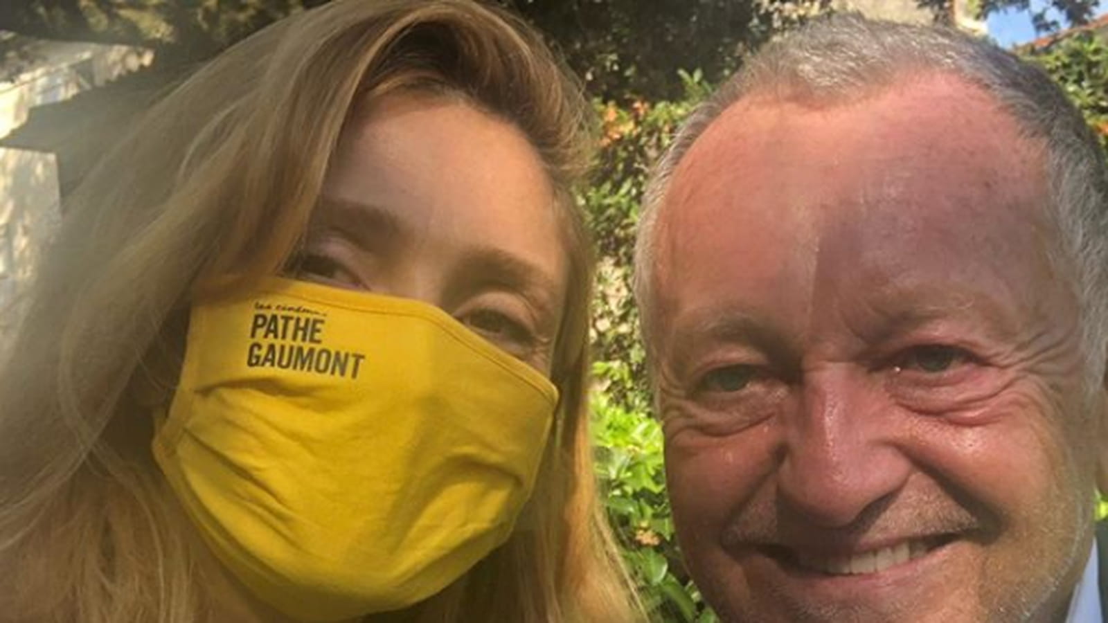 Julie Gayet et Jean-Michel Aulas
