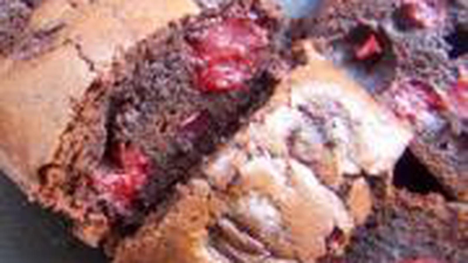 Brownies chocolat et cerises