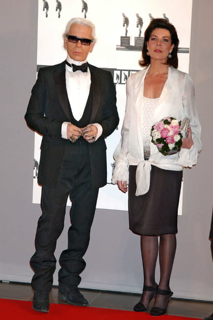 Caroline de Monaco et Karl Lagerfeld