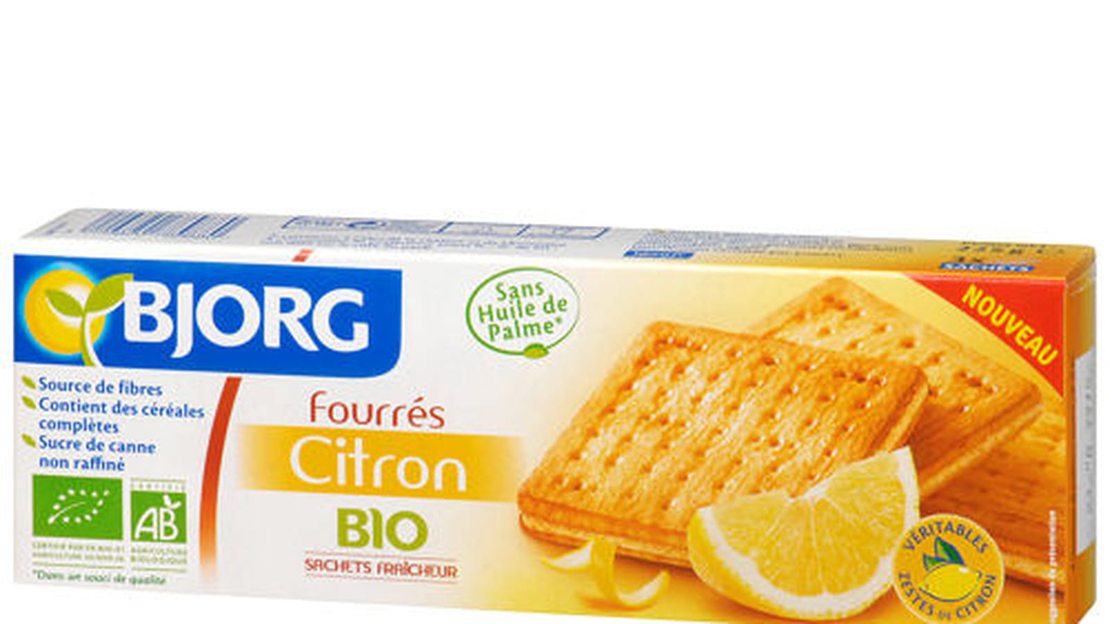 Fourrés Citron Bio de Bjorg