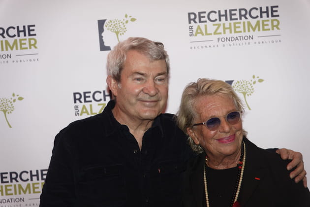 L'acteur Martin Lamotte accompagn&eacute; de l'animatrice t&eacute;l&eacute; et ex-idole de Gym Tonic V&eacute;ronique de Vill&egrave;le