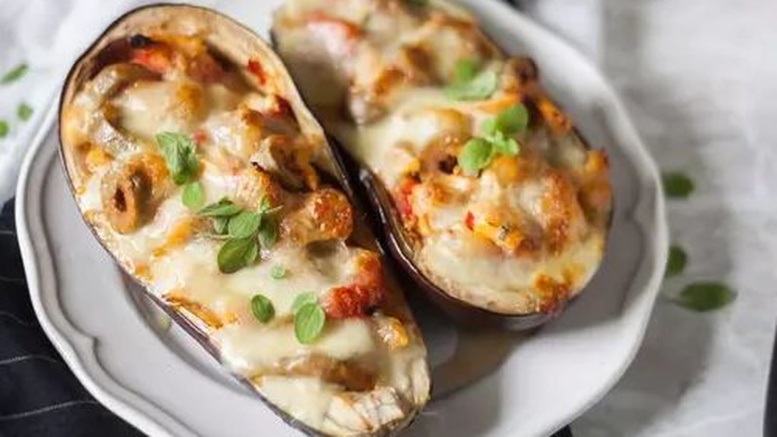 Quadratini di melanzane : Aubergines farcies