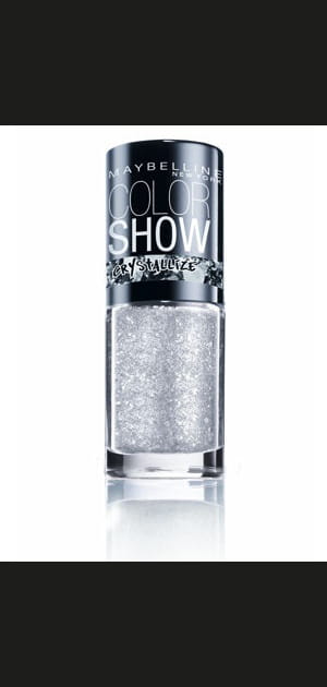 Le vernis gris paillet&eacute; de Gemey Maybelline