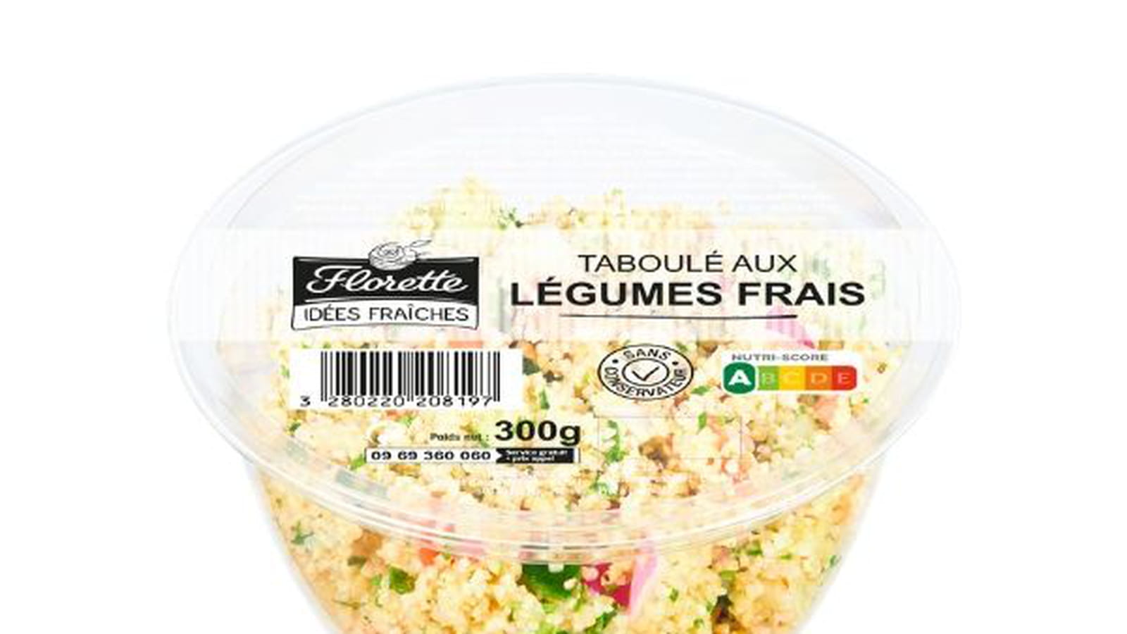 Le taboulé aux légumes de Florette