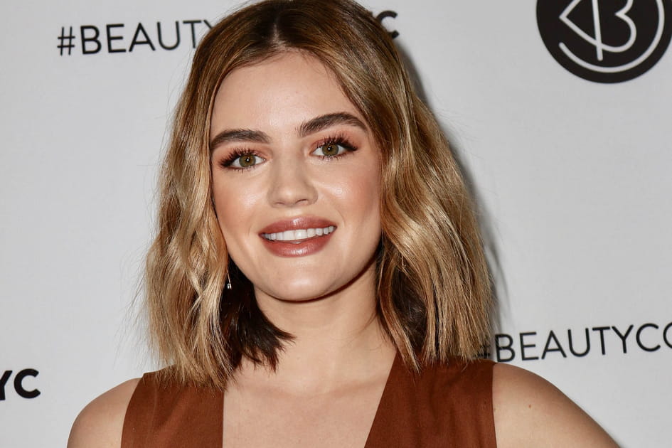 Le carr&eacute; wavy de Lucy Hale
