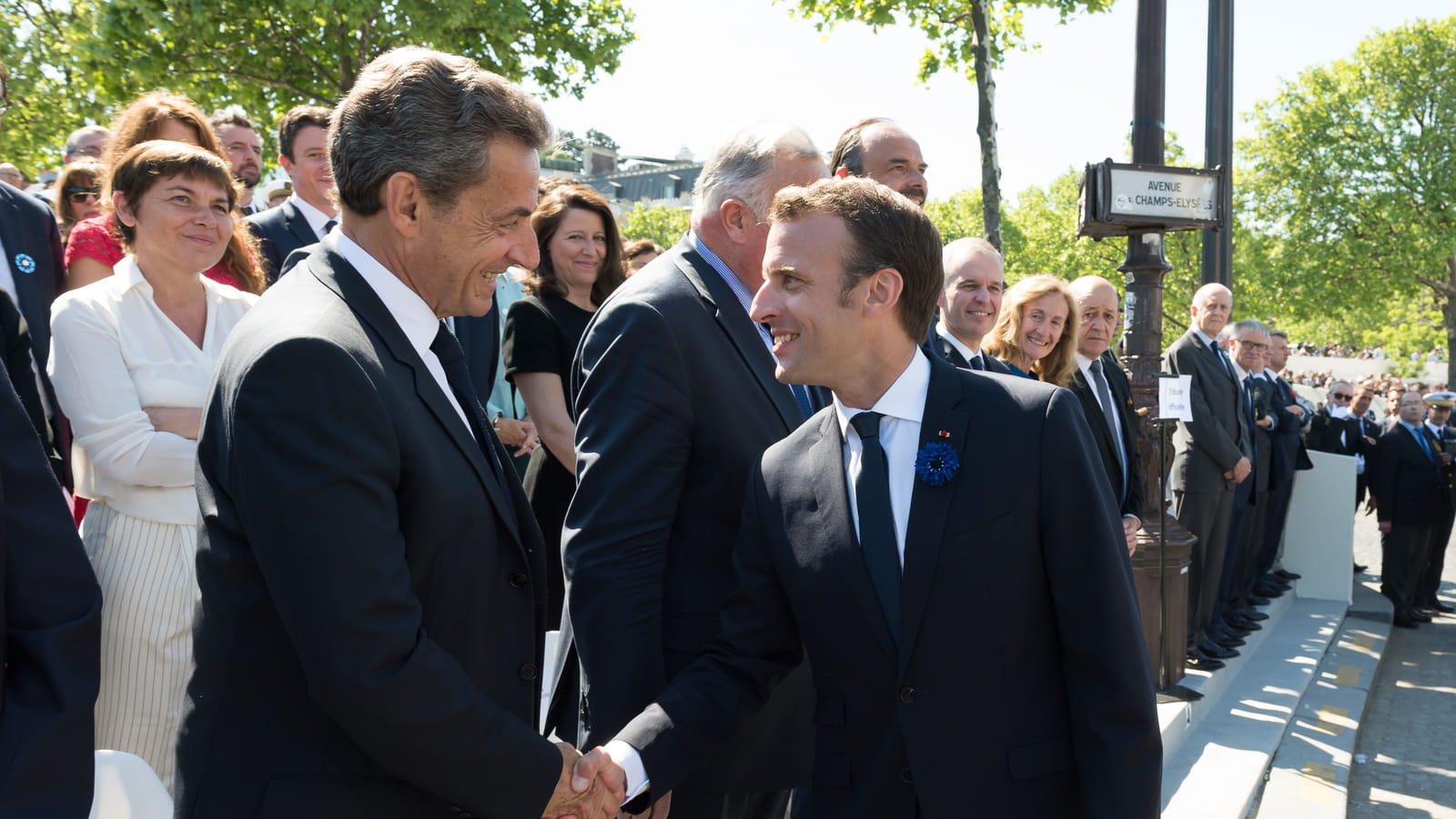 Emmanuel Macron et Nicolas Sarkozy