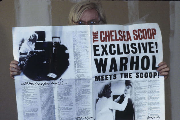 Andy Warhol photographié en 1978 à New-York