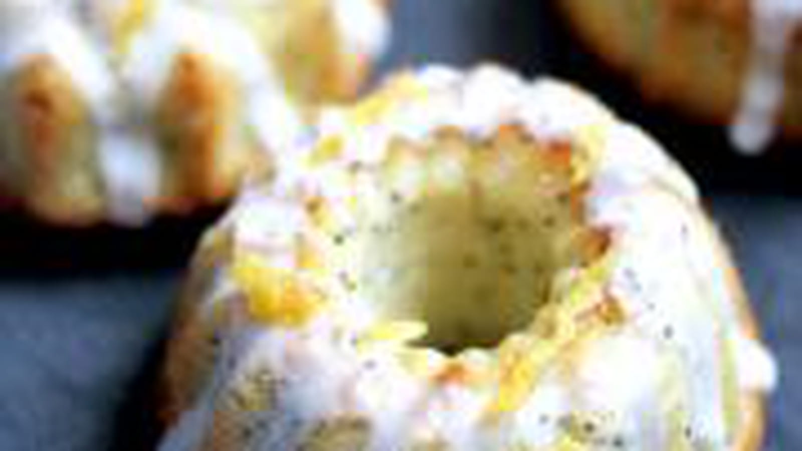 Mini bundt cakes citron pavot