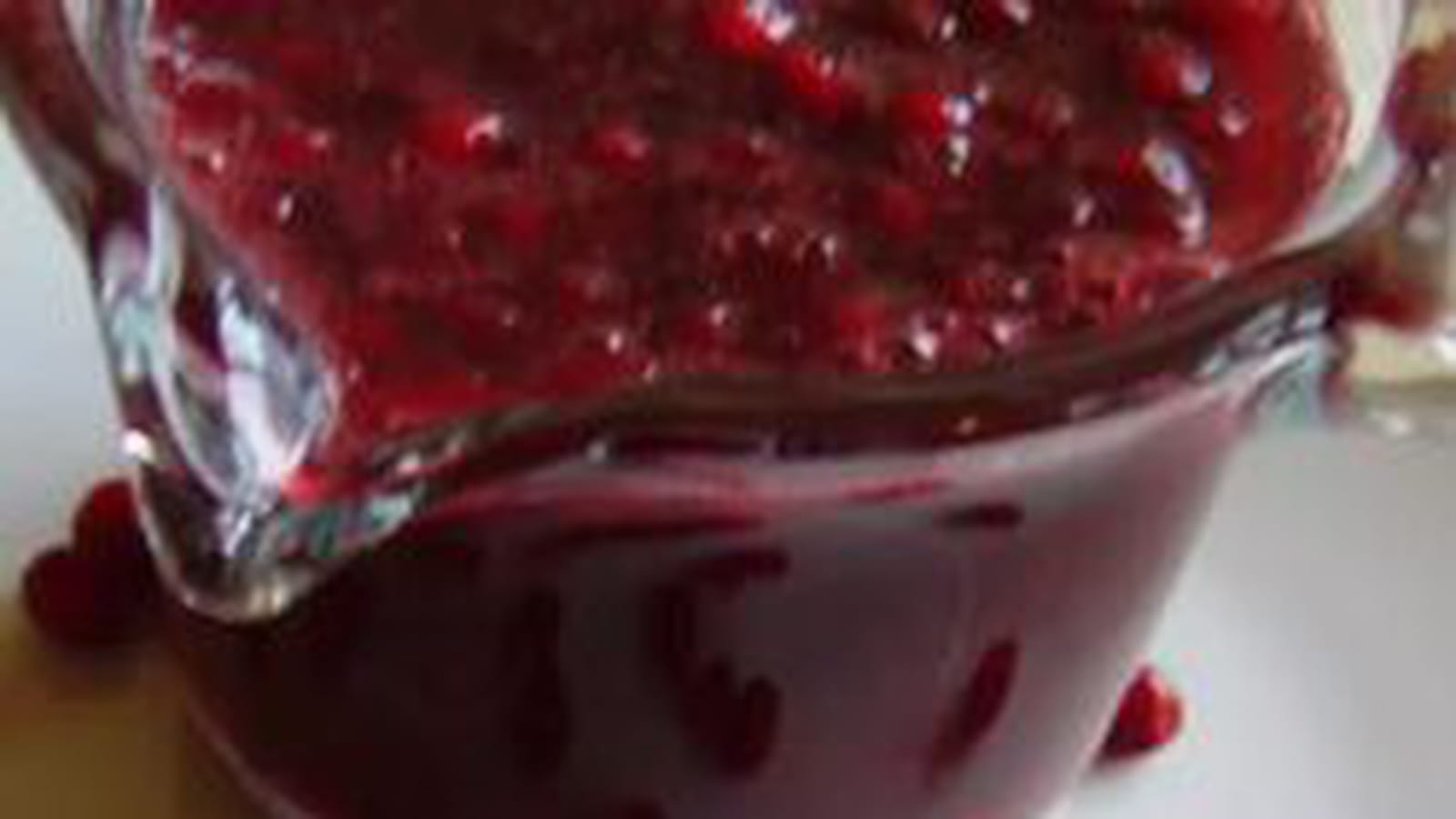 Sauce aux airelles