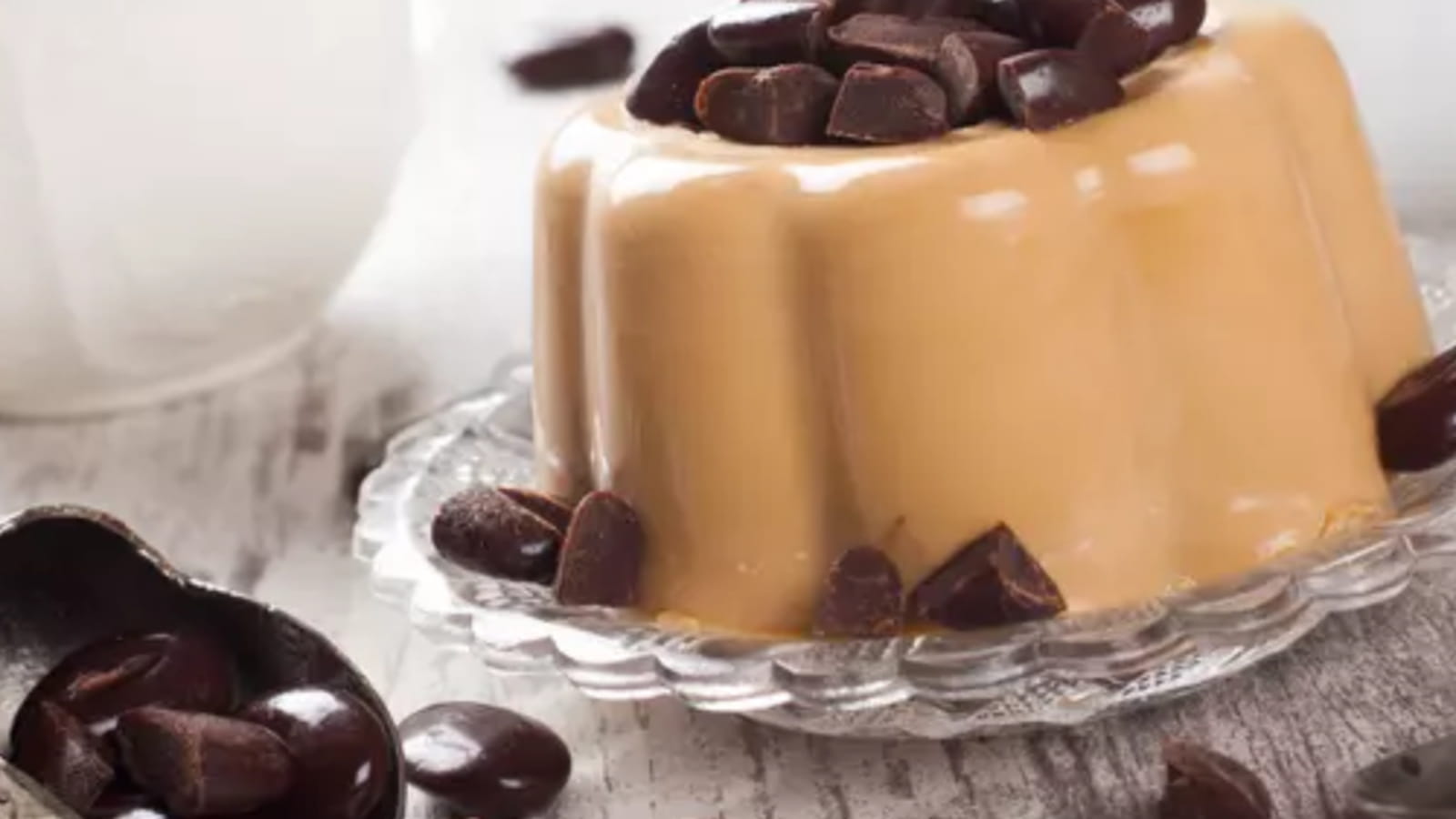 Flan entremets au café