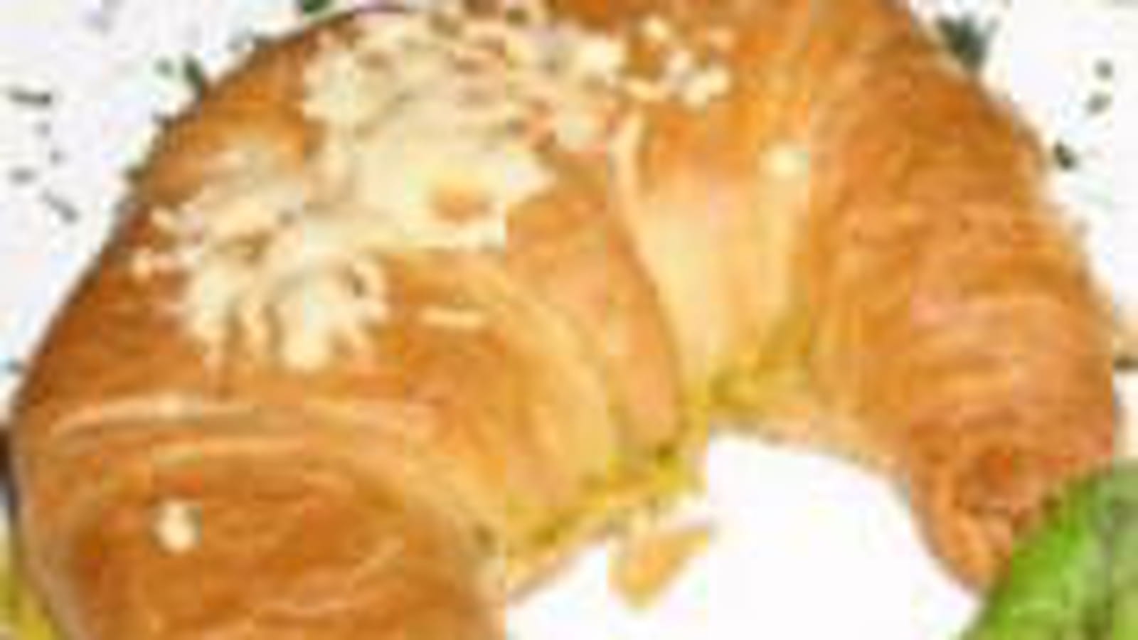 Croissants au curry de crevettes