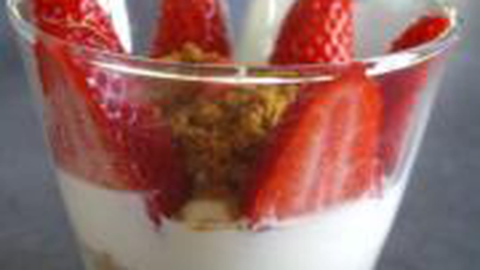 Verrine fraise mascarpone 