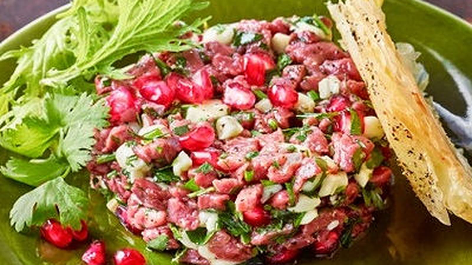 Tartare de canard au Reblochon et son croustillant