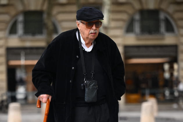 Jean Becker aux obs&egrave;ques de Jean-Paul Rappeneau