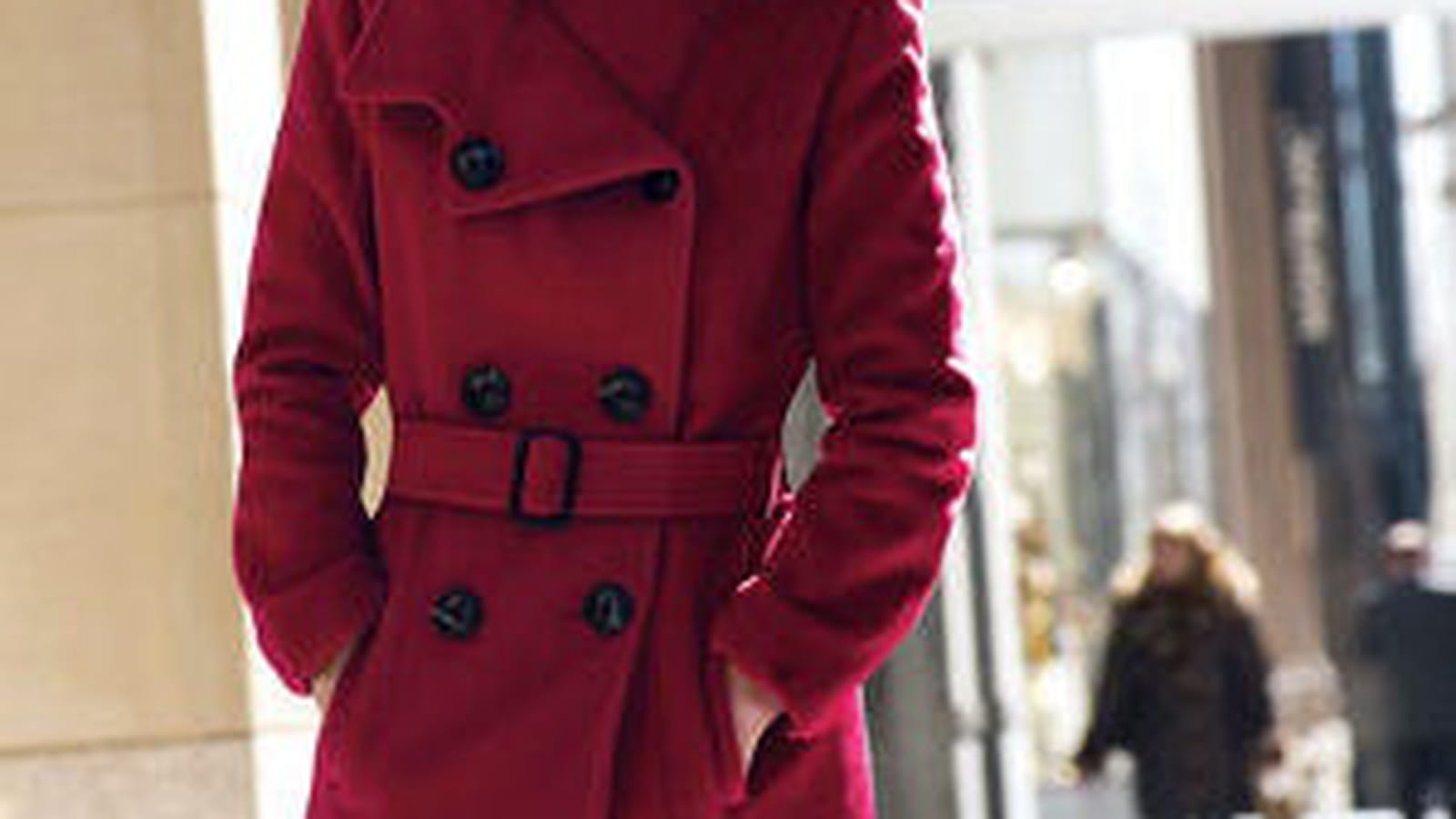 Manteau rouge de La Redoute