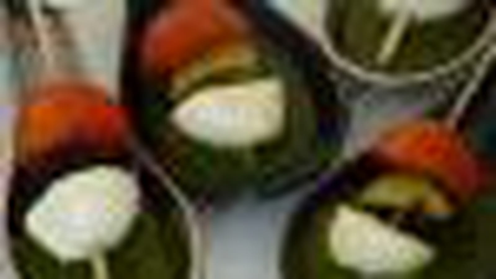Cuillère tomates, mozza, pesto