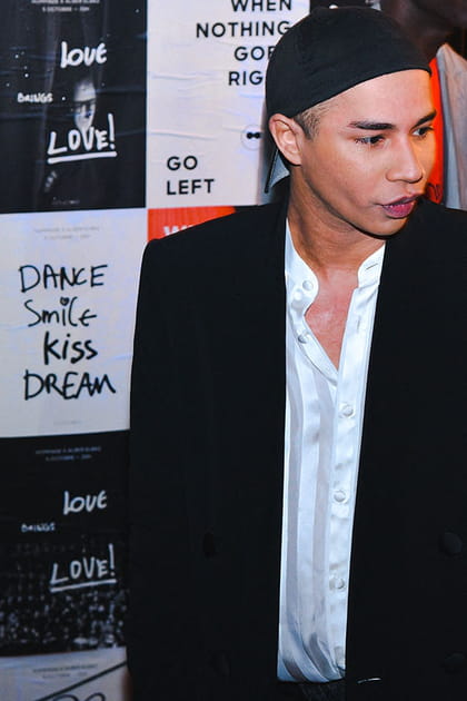 Olivier Rousteing au défilé AZ Factory