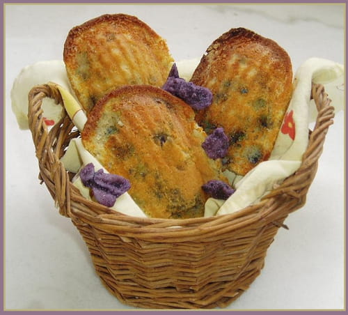 Madeleines à la violette