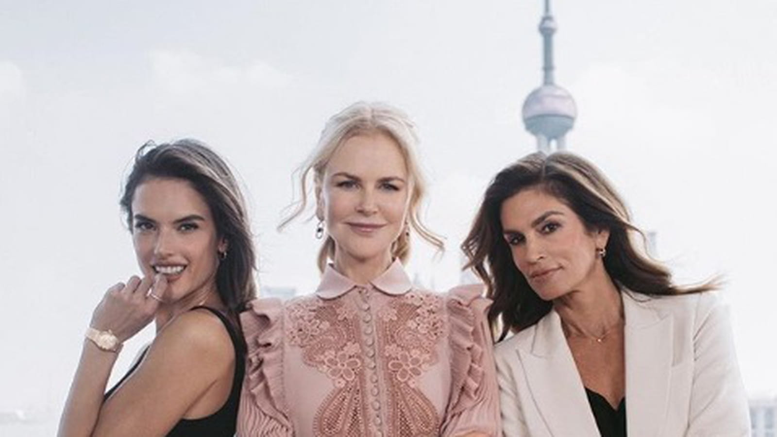 Alessandra Ambrioso, Nicole Kidman et Cindy Crawford
