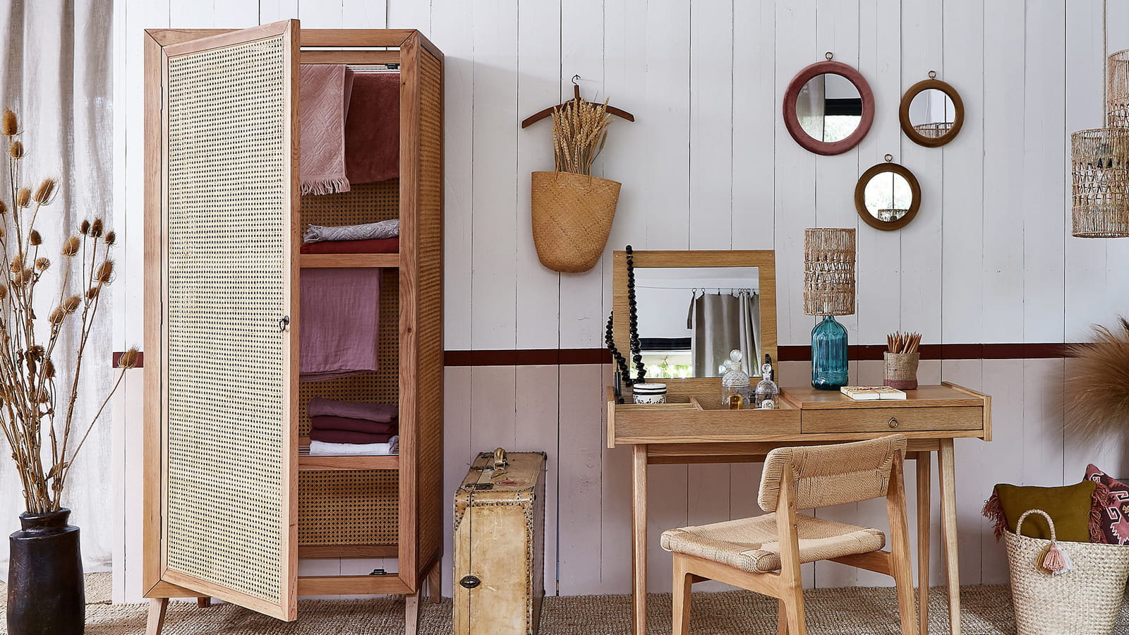 Armoire-lingère Billie Blanket x La Redoute Intérieurs