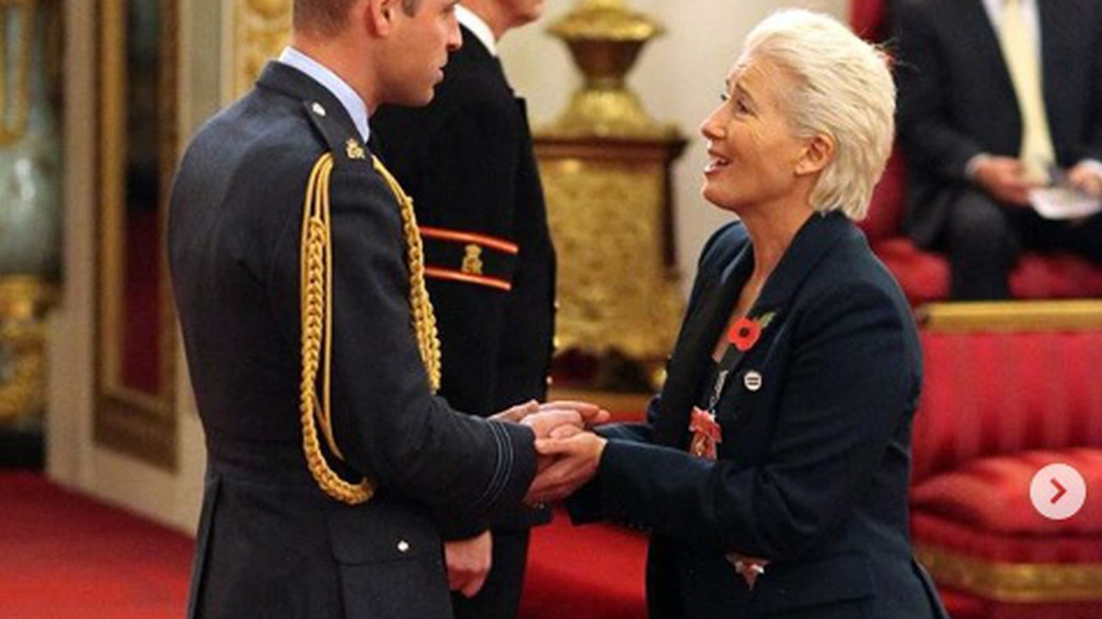 Prince William et Emma Thompson