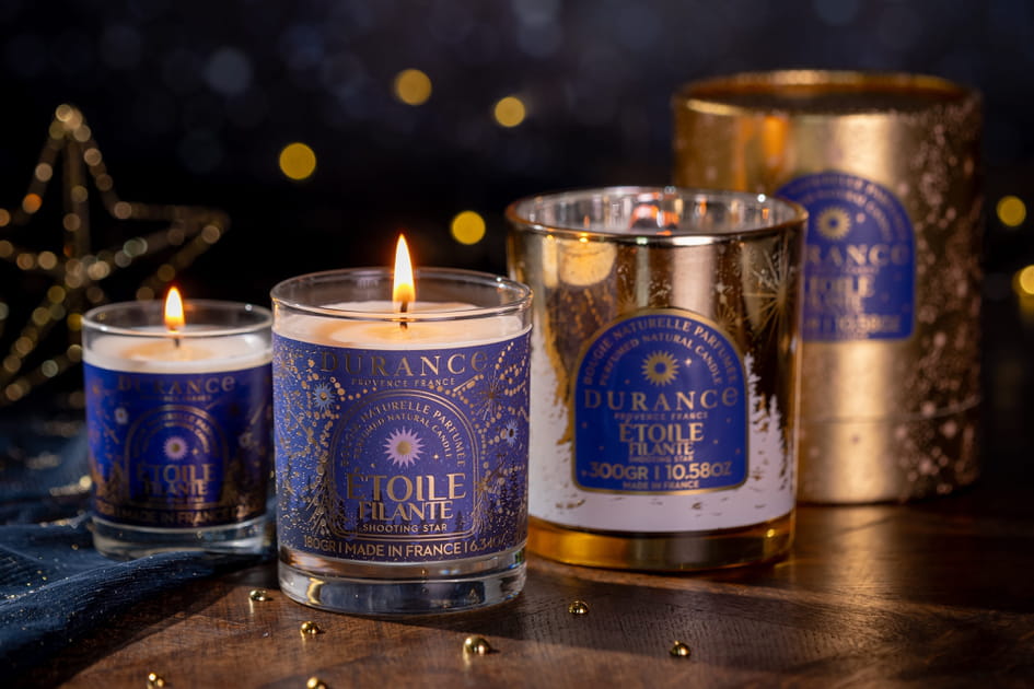 L'&eacute;l&eacute;gance d'une bougie Durance pour r&eacute;chauffer l'ambiance