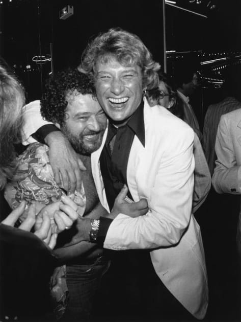 Johnny Hallyday et son ami Carlos