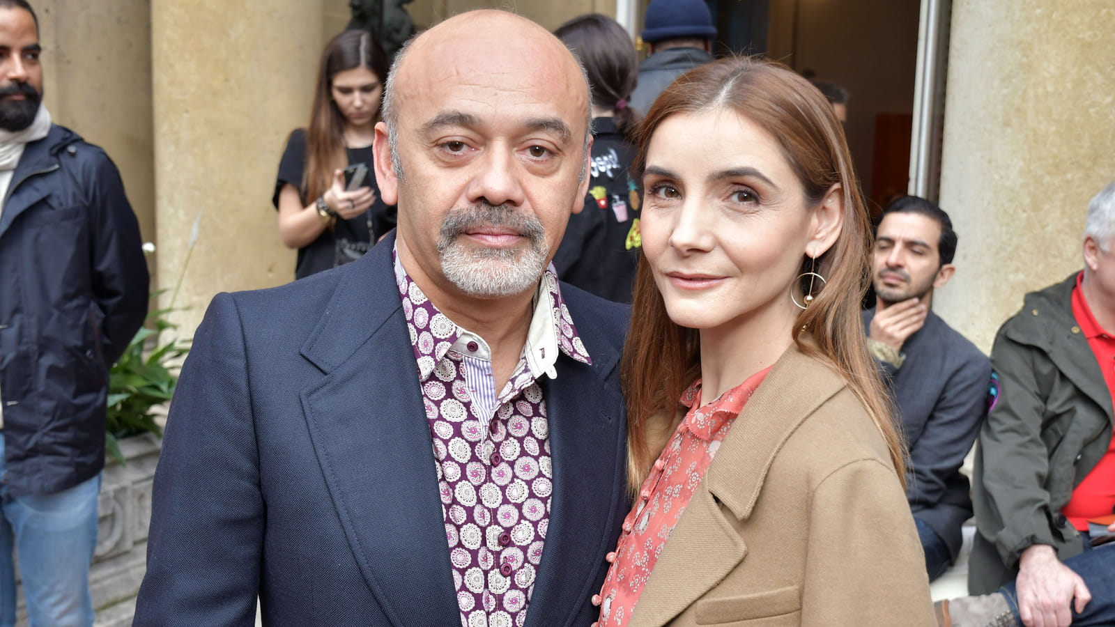 Christian Louboutin et Clotilde Courau
