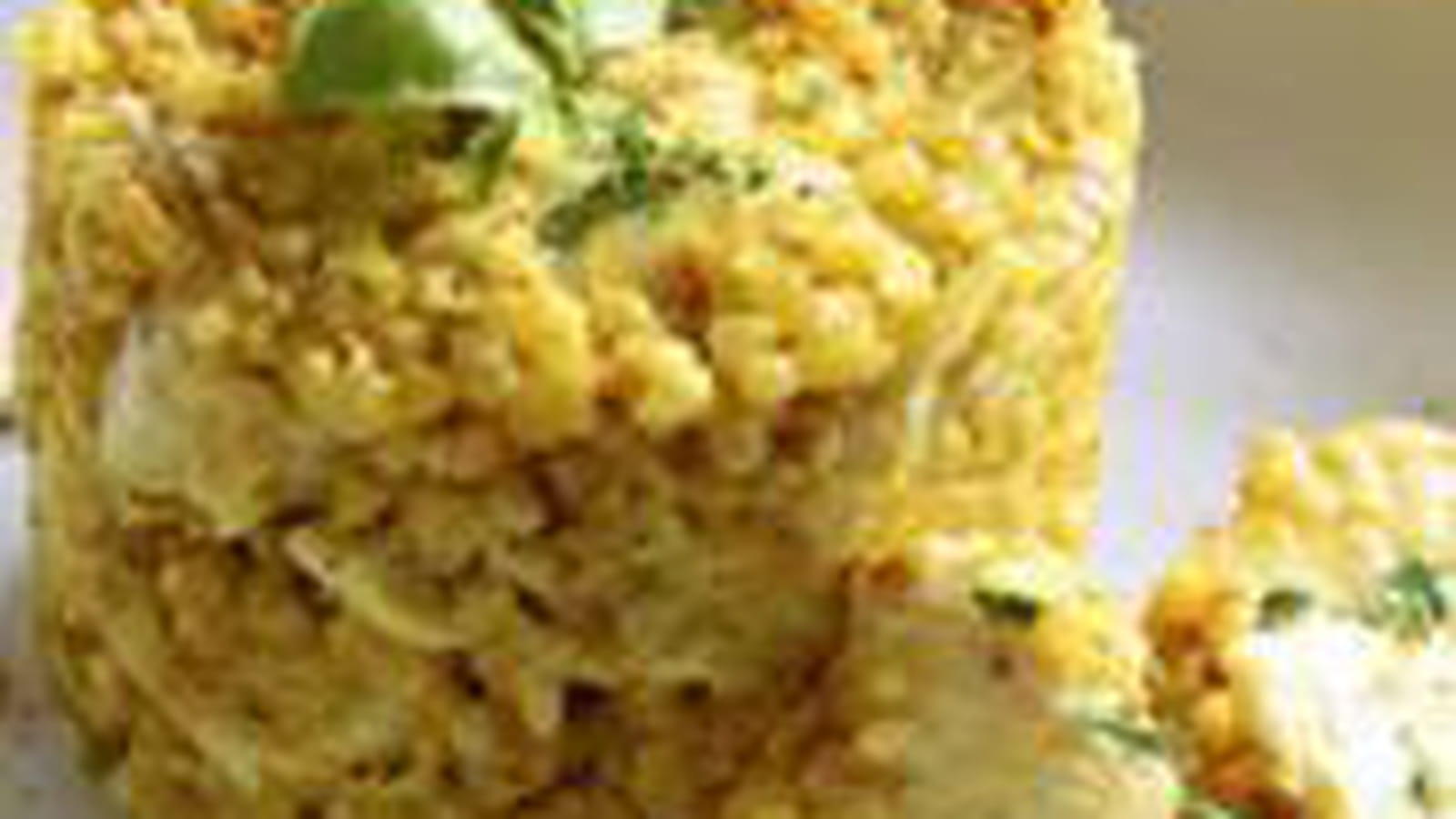 Risotto de boulghour au poulet et au curry