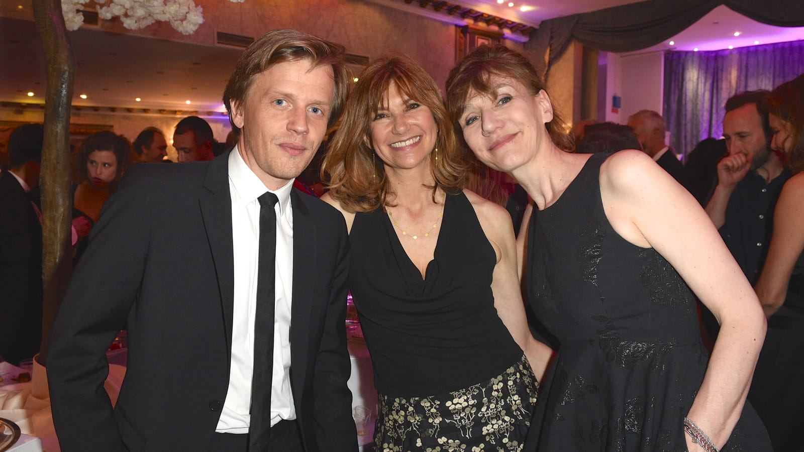 Avec Alex Lutz et Virginie Lemoine en 2018