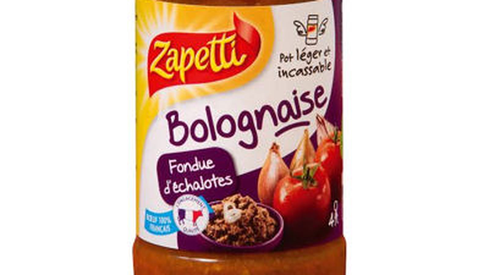 Sauce bolognaise fondue d’échalotes de Zapetti