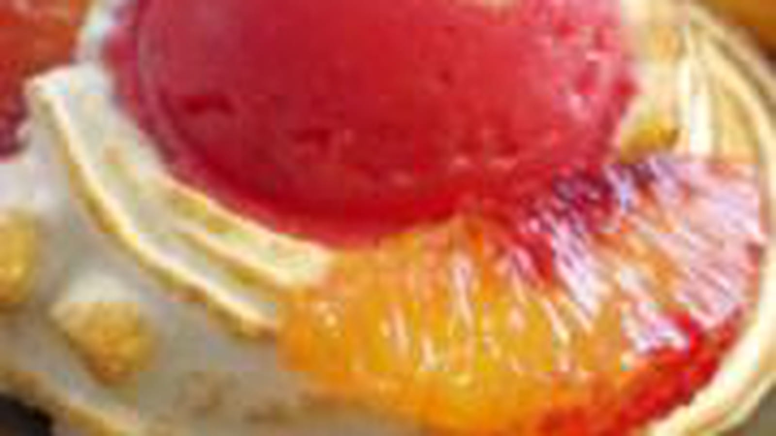 Orange sanguine meringuée