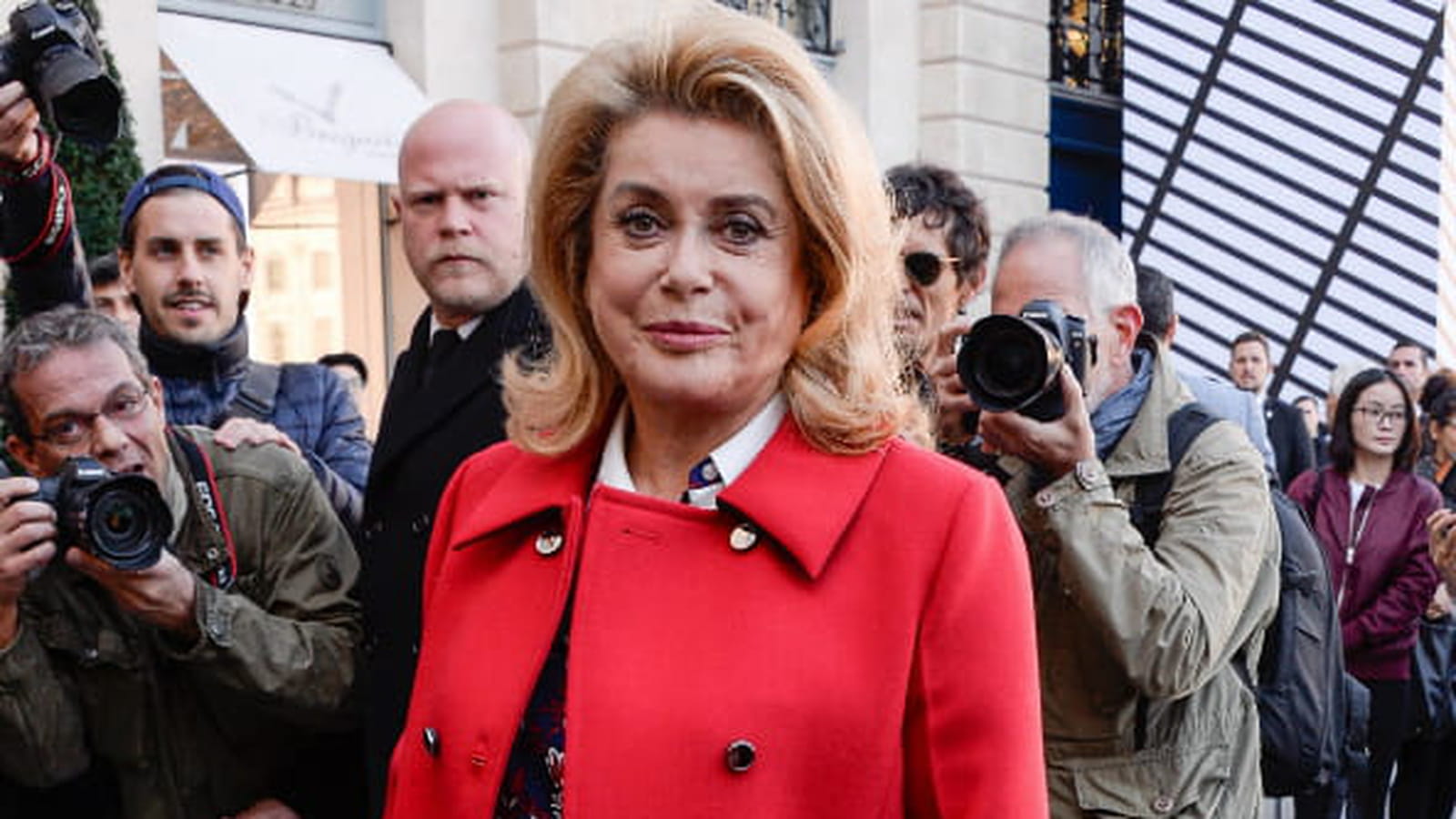 Catherine Deneuve le 5 octobre 2016