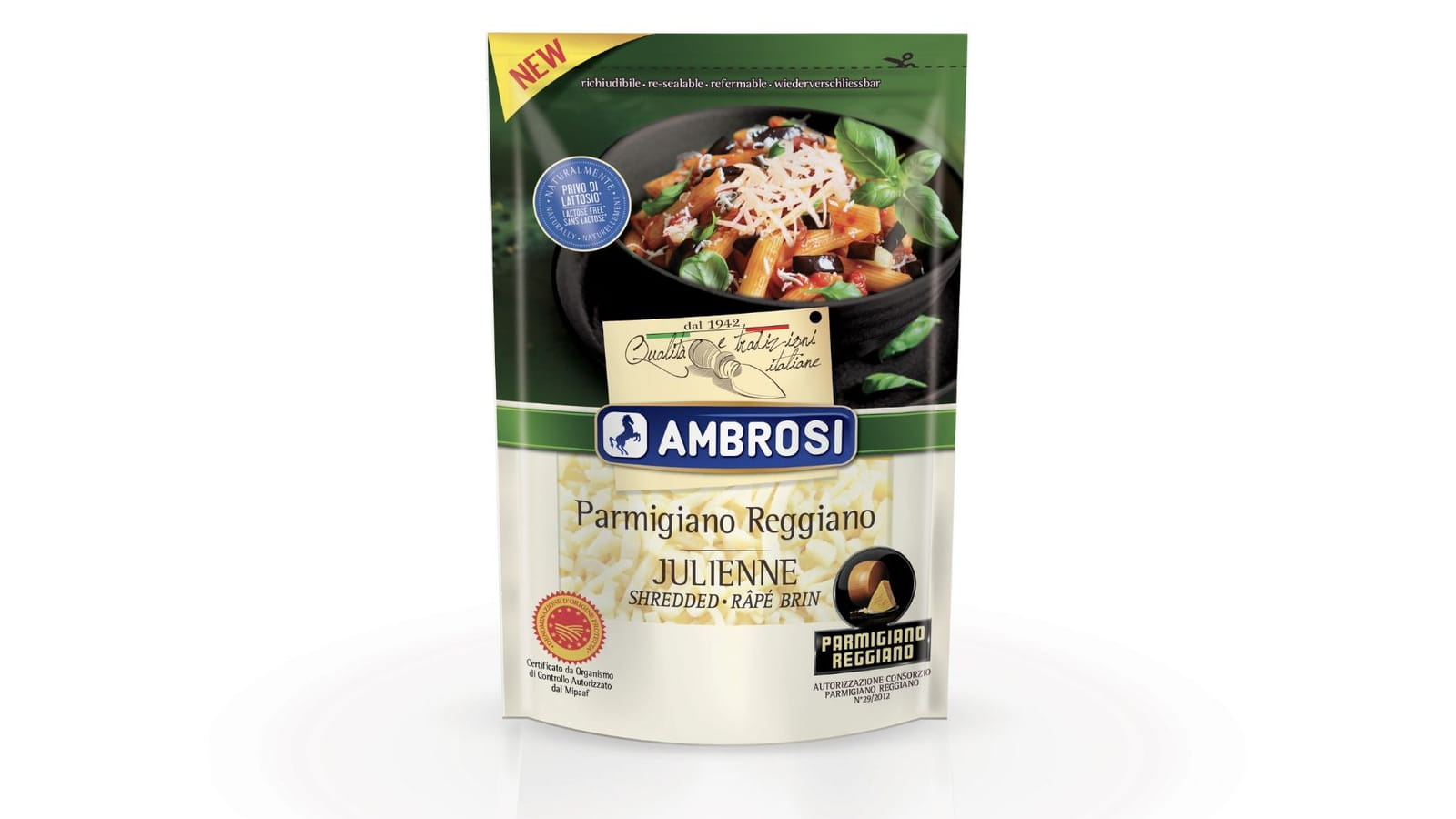 La julienne de Parmiggiano Reggiano ambrosi